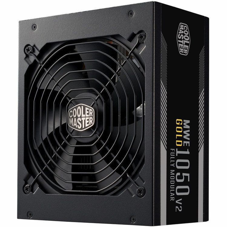 منبع تغذیه کارکرده کولر مستر مدل MWE Gold 1050 V2 ATX3.0 توان 1050 وات