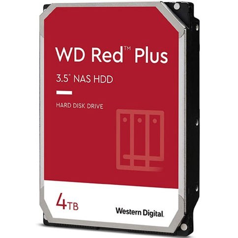 هارد کارکده دیسک اینترنال وسترن دیجیتال مدل Red Plus ظرفیت 4 ترابایت