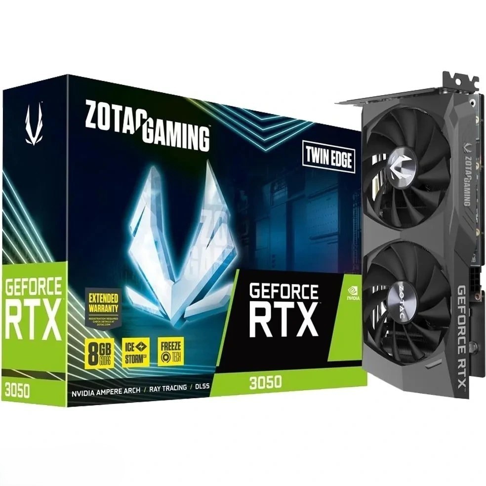 کارت گرافیک زوتک مدل RTX 3050 Twin Edge حافظه ۸ گیگابایت GDDR6
