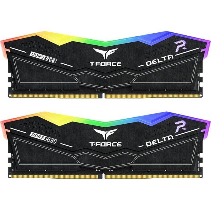 رم کامپیوتر TeamGroup T-Force Delta RGB 32GB 2*16GB 6400MHz CL40