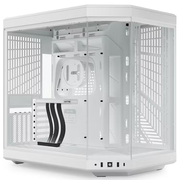 کیس کامپیوتر هایت Y70 Mid Tower Snow White سفید یخی