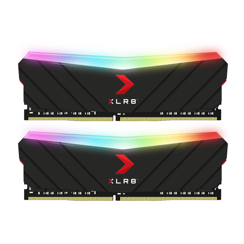 رم کامپیوتر DDR4 دو کاناله 3200 مگا هرتز PNY CL16  مدل XLR8 ظرفیت 32 گیگابایت