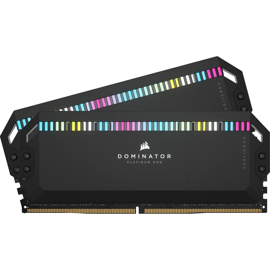 رم کورسیر مدل Dominator Platinum RGB ظرفیت 32 گیگابایت (DDR5 (2*16فرکانس 56۰۰ مگاهرتز CL36