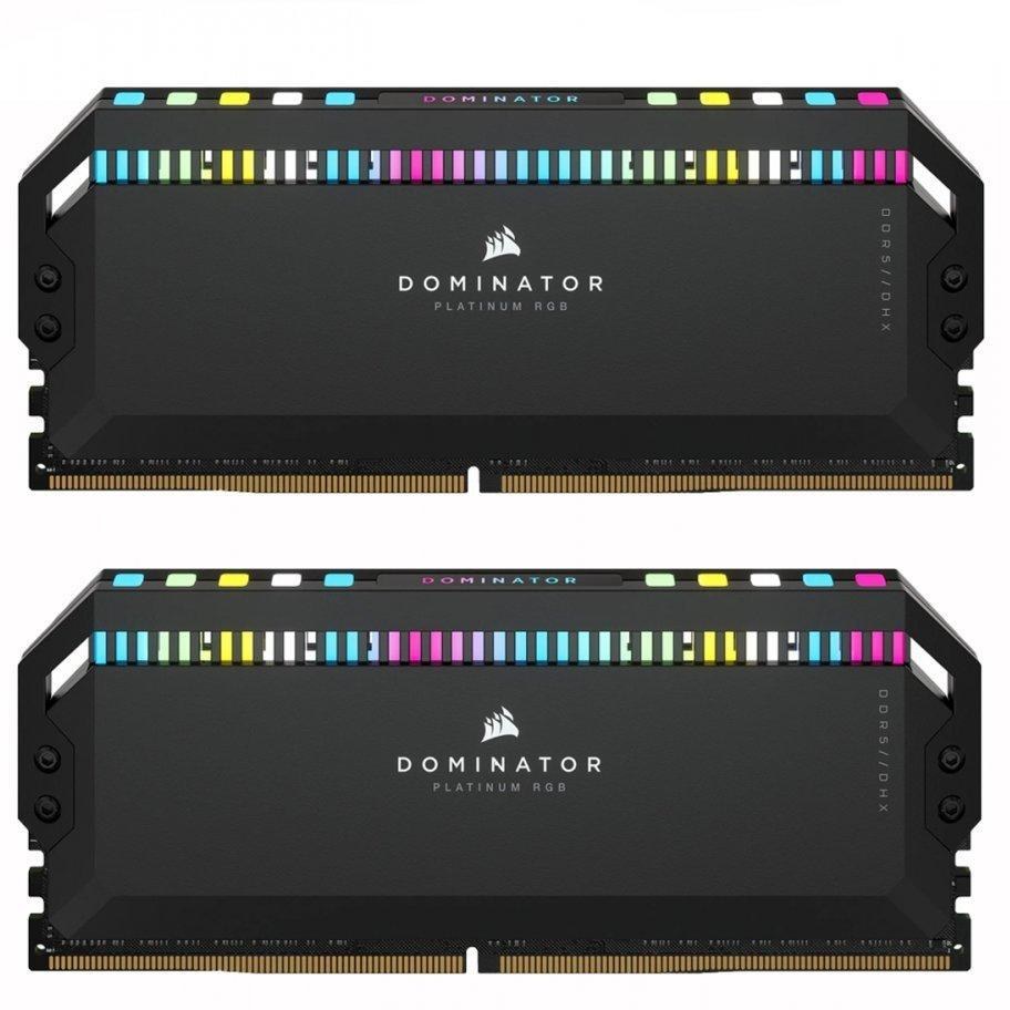 رم کورسیر مدل Dominator Platinum RGB ظرفیت 32 گیگابایت (DDR5 (2*16فرکانس 56۰۰ مگاهرتز CL36