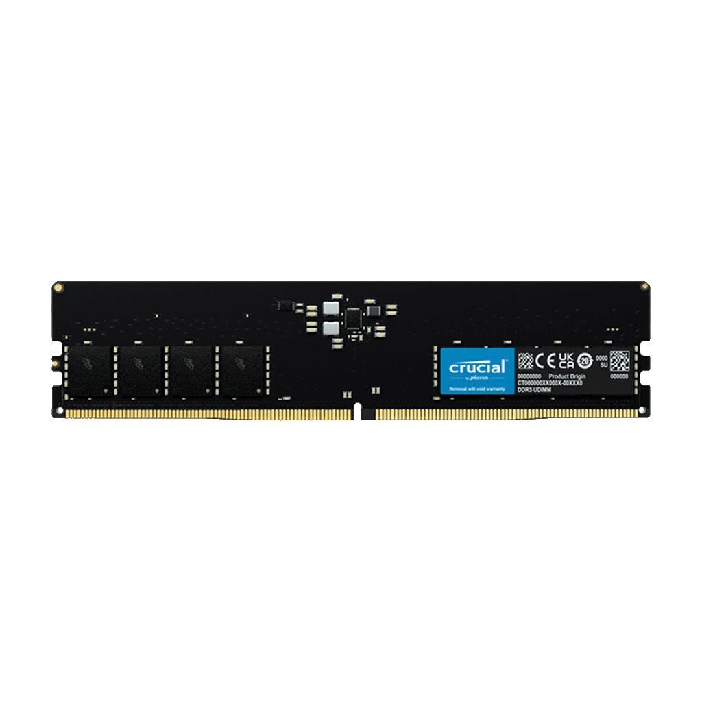 رم کامپیوتر کروشیال تک کاناله مدل CT16 فرکانس 4800 مگاهرتز DDR5 تایمینگ CL40 حافظه 16 گیگابایت
