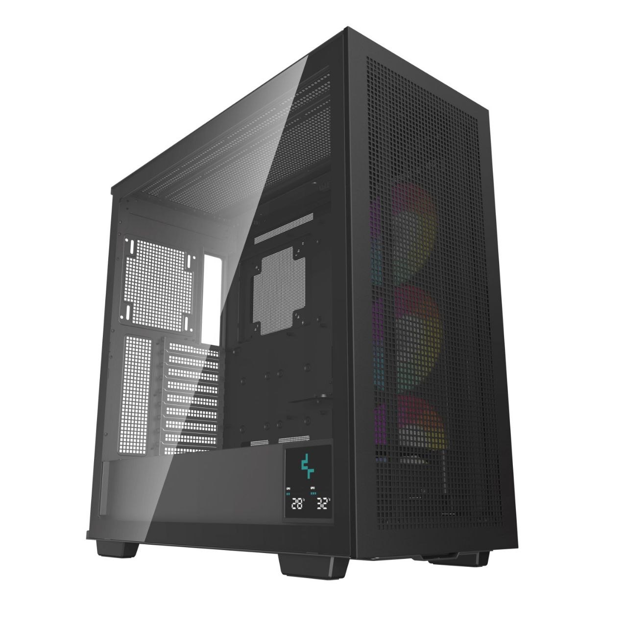 کیس کامپیوتر دیپ کول Morpheus ARGB Mid Tower مشکی