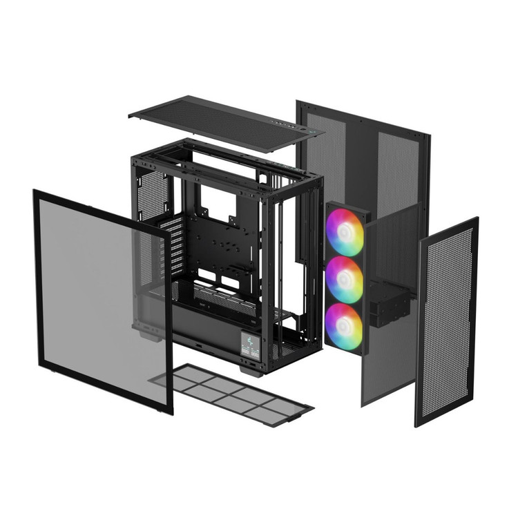 کیس کامپیوتر دیپ کول Morpheus ARGB Mid Tower مشکی