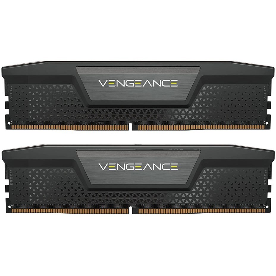 رم کامپیوتر کورسیر دو کاناله مدل Vengeance فرکانس 5200 مگاهرتز DDR5 تایمینگ CL40 حافظه 32 گیگابایت