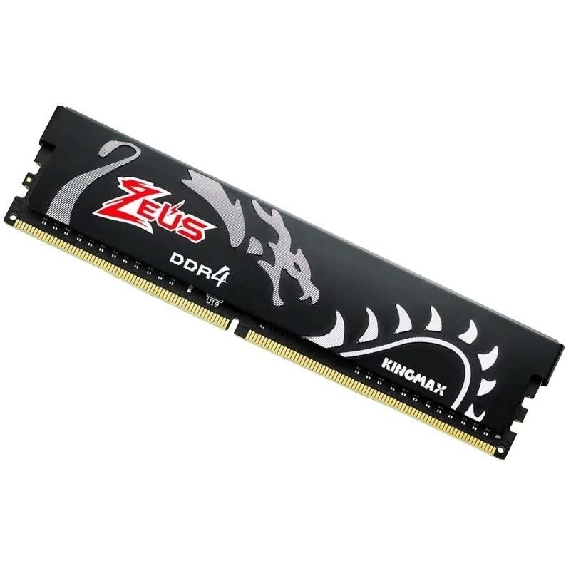 رم کامپیوتر کینگ مکس تک کاناله Zeus Dragon فرکانس 3200 مگاهرتز DDR4 تایمینگ CL16 حافظه 16 گیگابایت