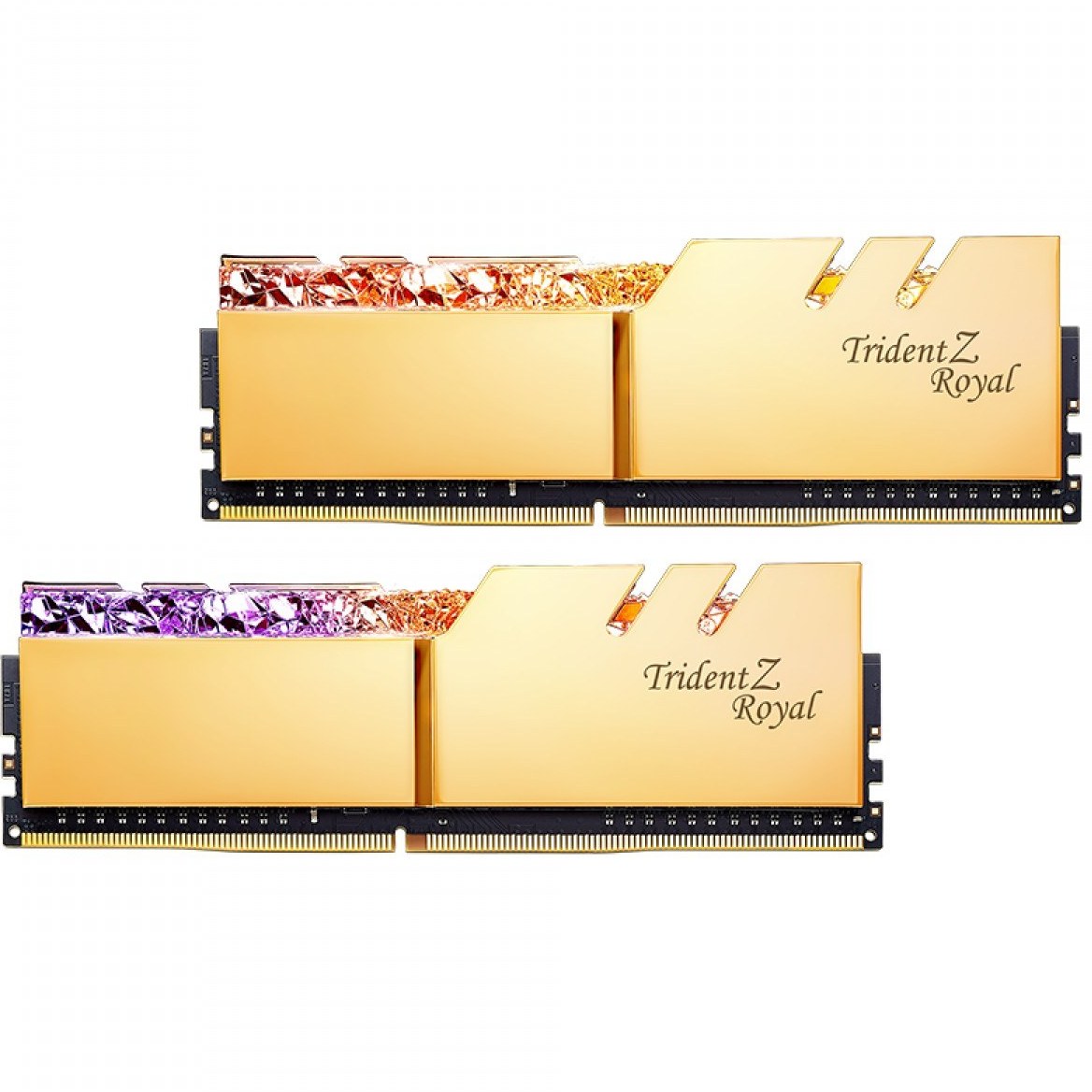 رم جی اسکیل Trident Z Royal Gold RGB DDR4 64GB (2x32GB) 3200MHz CL16